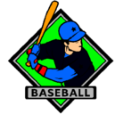 Dibujo Logo de béisbol pintado por baman