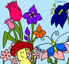 Dibujo Fauna y flora pintado por micaela