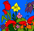 Dibujo Fauna y flora pintado por karina