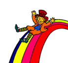 Dibujo Duende en el arco iris pintado por ANTONELLA