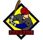 Dibujo Logo de béisbol pintado por LUIGI