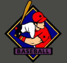 Dibujo Logo de béisbol pintado por carlos