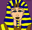 Dibujo Tutankamon pintado por ivanaailen