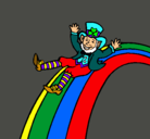Dibujo Duende en el arco iris pintado por maite1162