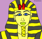 Dibujo Tutankamon pintado por norasolaegui