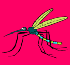 Dibujo Mosquito pintado por irene