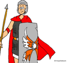 Dibujo Soldado romano II pintado por orlando