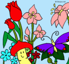 Dibujo Fauna y flora pintado por dibeany