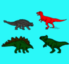 Dibujo Dinosaurios de tierra pintado por rubebn