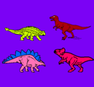 Dibujo Dinosaurios de tierra pintado por jorgeordua