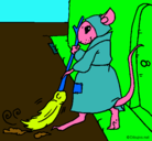 Dibujo La ratita presumida 1 pintado por mariapokemon