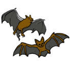 Dibujo Un par de murciélagos pintado por joquinprieto