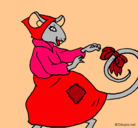 Dibujo La ratita presumida 7 pintado por ALINE
