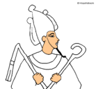Dibujo Osiris pintado por eduardo