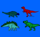 Dibujo Dinosaurios de tierra pintado por eduardo