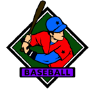 Dibujo Logo de béisbol pintado por JEAN