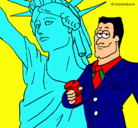 Dibujo Estados Unidos de América pintado por gerardo