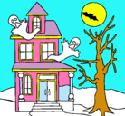 Dibujo Casa fantansma pintado por rocio5liceojuandela
