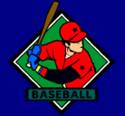 Dibujo Logo de béisbol pintado por ben