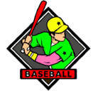 Dibujo Logo de béisbol pintado por marcos