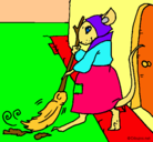 Dibujo La ratita presumida 1 pintado por emilianocolon