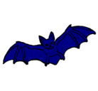 Dibujo Murciélago volando pintado por sergio
