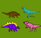 Dibujo Dinosaurios de tierra pintado por URIYAEL