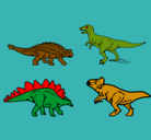 Dibujo Dinosaurios de tierra pintado por monnyjaky