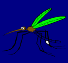 Dibujo Mosquito pintado por juanito