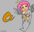 Dibujo Ángel pintado por Alba