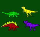 Dibujo Dinosaurios de tierra pintado por kirey
