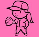 Dibujo Jugadora de béisbol pintado por valentinapaniaguaq1j..bb