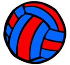 Dibujo Pelota de voleibol pintado por futbol1