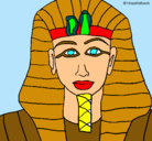 Dibujo Tutankamon pintado por JOEL