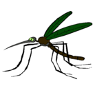 Dibujo Mosquito pintado por jop