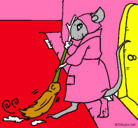 Dibujo La ratita presumida 1 pintado por valentina
