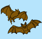 Dibujo Un par de murciélagos pintado por anamaria