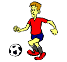 Dibujo Jugador de fútbol pintado por Davidvilla