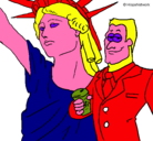 Dibujo Estados Unidos de América pintado por ainoham