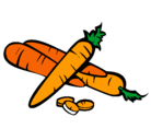 Dibujo Zanahorias II pintado por carrot