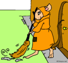 Dibujo La ratita presumida 1 pintado por rodrigo