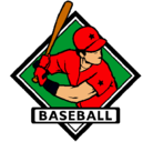 Dibujo Logo de béisbol pintado por E.B.M.L.M