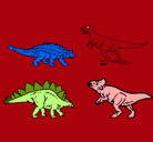 Dibujo Dinosaurios de tierra pintado por juanfrancisco