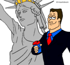 Dibujo Estados Unidos de América pintado por adryan