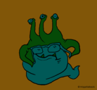 Dibujo Extraterrestre con gafas pintado por gustavomedina