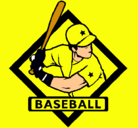 Dibujo Logo de béisbol pintado por oscar