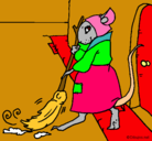 Dibujo La ratita presumida 1 pintado por javiera