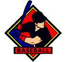 Dibujo Logo de béisbol pintado por cesardiaz
