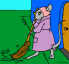 Dibujo La ratita presumida 1 pintado por lauri