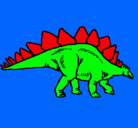 Dibujo Stegosaurus pintado por juansebastian